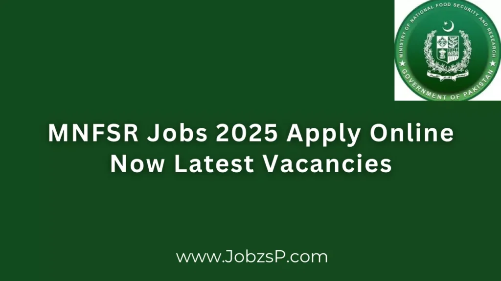 MNFSR Jobs 2025 Apply Online Now Latest Vacancies