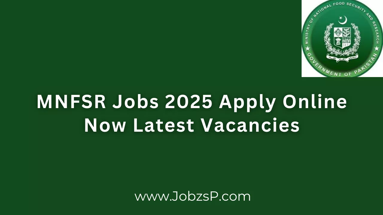MNFSR Jobs 2025 Apply Online Now Latest Vacancies